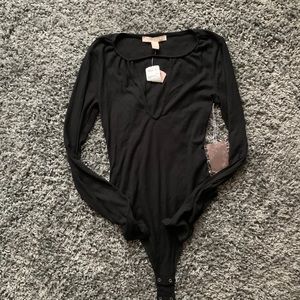 black forever 21 bodysuit